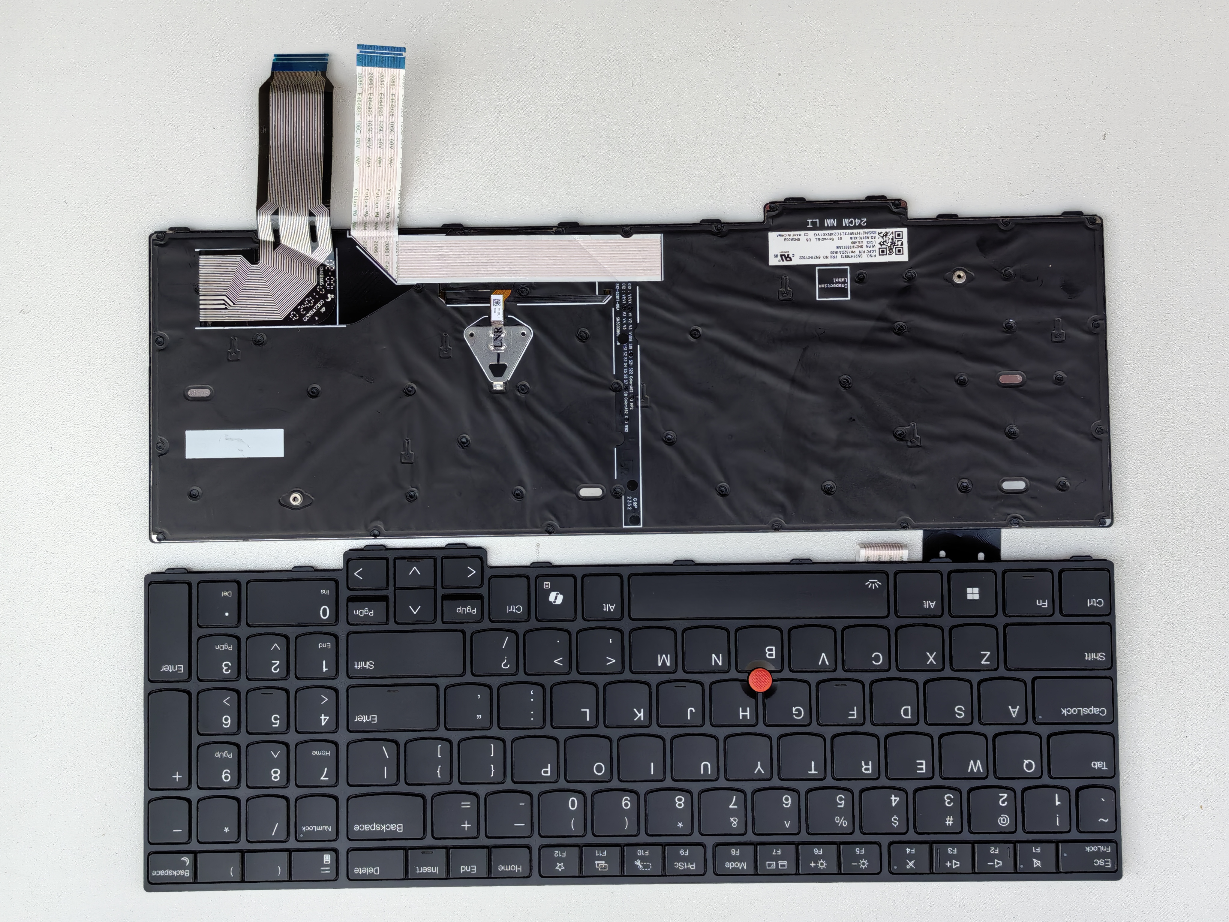 Picture of New Replacement Laptop Keyboard For IBM L16 GEN1 AI key/T16 GEN3 BLACK FRAME BLACK With Point Backlit US Layout